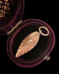 VICTORIAN 9CT GOLD MUSSLE SHELL LOCKET PENDANT