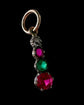 19TH CENTURY DIAMOND, RUBY & EMERALD PENDANT
