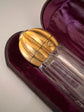 LARGE VICTORIAN DOUBLE ENDED SCENT BOTTLE WITH ORIGINAL CASE