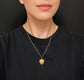 GEORGIAN HIGH CARAT GOLD HEART LOCKET