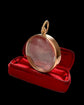 ANTIQUE LARGE 15CT GOLD & CRYSTAL LOCKET