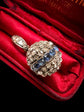 19TH CENTURY DIAMOND & SAPPHIRE ORB PENDANT