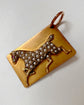 ANTIQUE PEARL & 15CT GOLD HORSE TOKEN PENDANT