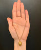 VICTORIAN 18CT GOLD WALNUT VINAIGRETTE PENDANT
