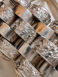 VICTORIAN SUPER CHUNKY SILVER BRACELET