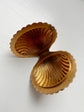 EARLY VICTORIAN 15CT GOLD SHELL LOCKET