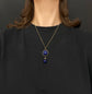 VICTORIAN LAPIS LAZULI & DIAMOND PENDANT