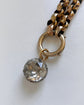 GEORGIAN FACETED ROCK CRYSTAL SOLITAIRE PENDANT