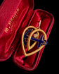 VICTORIAN 15CT GOLD HEART & ANCHOR PENDANT