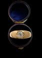 VICTORIAN DIAMOND & 18CT GOLD GYPSY RING