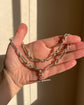 ANTIQUE SILVER PAPERCLIP ALBERT CHAIN