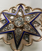 VICTORIAN DIAMOND STAR PENDANT/BROOCH