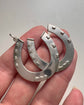 VICTORIAN DOUBLE SILVER HORSESHOE PENDANT