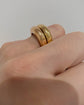 VINTAGE 90’S PIAGET 18CT GOLD DOUBLE DOMED BAND RING