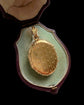 19TH CENTURY 15CT GOLD LOCKRT PENDANT