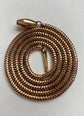 VICTORIAN 15CT GOLD BRAZILIAN / SNAKE LINK CHAIN