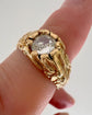 ART NOUVEAU 18CT GOLD & DIAMOND RING