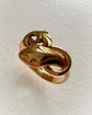 19TH CENTURY 18CT GOLD SNAKE RING