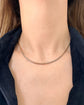 ANTIQUE BI-COLOUR 9CT GOLD SNAKE CHAIN