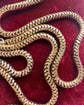 VICTORIAN 15CT GOLD SNAKE / BRAZILIAN LINK CHAIN
