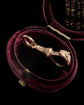 ANTIQUE 9CT GOLD SNAKE DOG CLIP