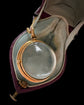 VICTORIAN ROCK CRYSTAL & 15CT GOLD POOL OF LIGHT SPHERE PENDANT