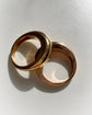 VINTAGE 90’S PIAGET 18CT GOLD DOUBLE DOMED BAND RING