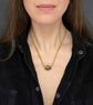 19TH CENTURY RUBY & ENAMEL 18CT GOLD SLIDER PENDANT