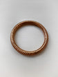 ANTIQUE 15CT GOLD STRIPED SPLIT RING