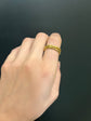 GEORGIAN 15CT GOLD CHUNKY SPLIT RING