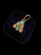 VICTORIAN TURQUOISE & PEARL FLY PENDANT