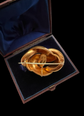 VICTORIAN 15CT GOLD CHUNKY KNOT BROOCH