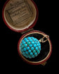 VICTORIAN PAVÉ TURQUOISE SPHERE PENDANT