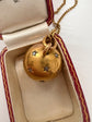 VICTORIAN 18CT GOLD & DIAMOND ORB PENDANT