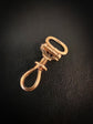 LARGE FRENCH 18CT GOLD ANTIQUE DOG CLIP / BAIL