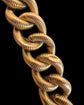 ANTIQUE FRENCH 18CT GOLD REEDED CURB BRACELET