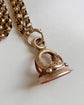 19TH CENTURY DOULBE OUROBOROS FOB PENDANT ‘TENTANDA VIA EST’
