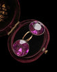 VICTORIAN PURPLE PASTE EARRINGS