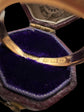 ANTIQUE DIAMOND & EMERALD FLUSH SET RING