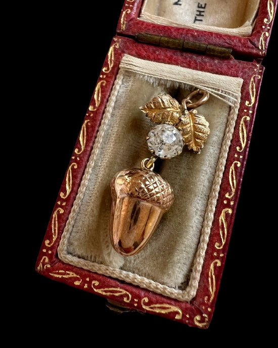 MINI 9CT GOLD ACORN PENDANT