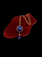 VICTORIAN LAPIS LAZULI & DIAMOND PENDANT