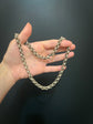 GEORGIAN SILVER STAR BELCHER CHAIN