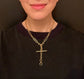 VICTORIAN 15CT GOLD PAPERCLIP LINK ALBERT CHAIN