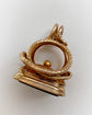 EARLY 19TH CENTURY TRIPLE SNAKE FOB PENDANT