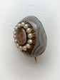 GEORGIAN AGATE MOURNING PIN