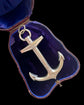 SUPERSIZED VICTORIAN SILVER ANCHOR PENDANT