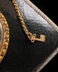 VICTORIAN 15CT GOLD HEART PADLOCK & KEY PENDANT