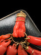 19TH CENTURY CORAL HAND PENDANT