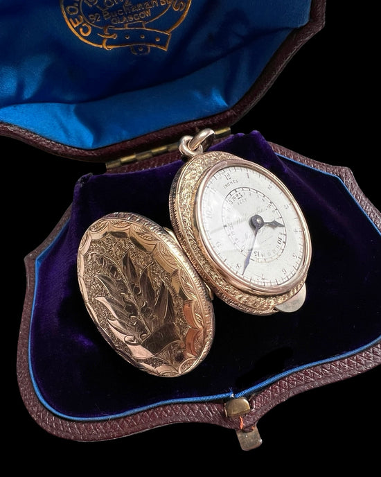 VICTORIAN WEALEMEFNA MAP MEASURING PENDANT