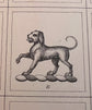 GEORGIAN HIGH CARAT GOLD FOB PENDANT WITH DOG INTAGLIO